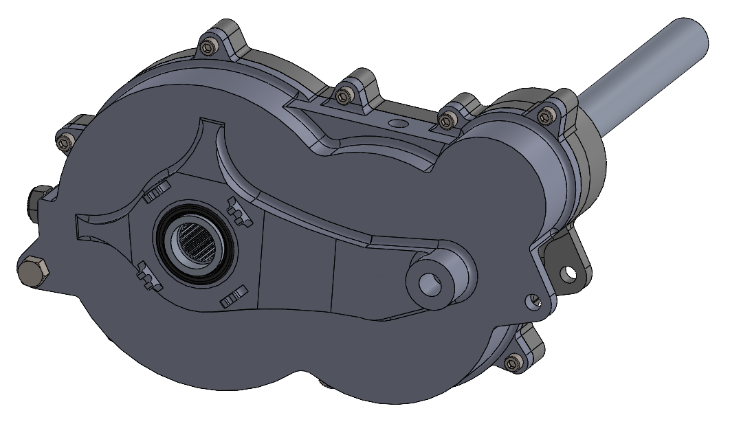 TR23 Gearbox CAD render