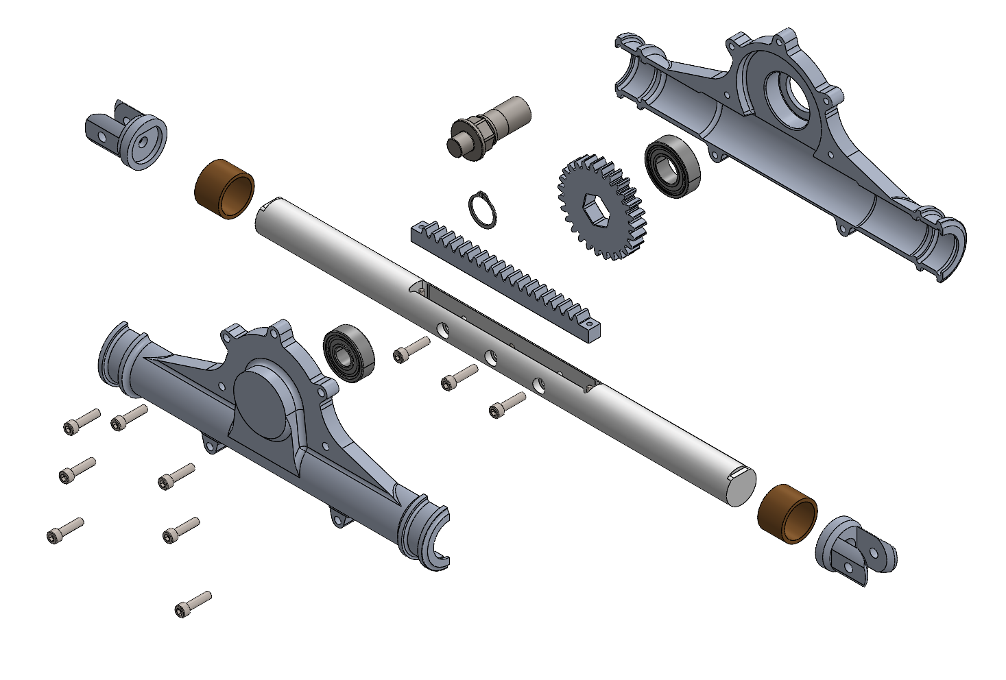 EXPLODED VIEW — TUNABLE SHELLS